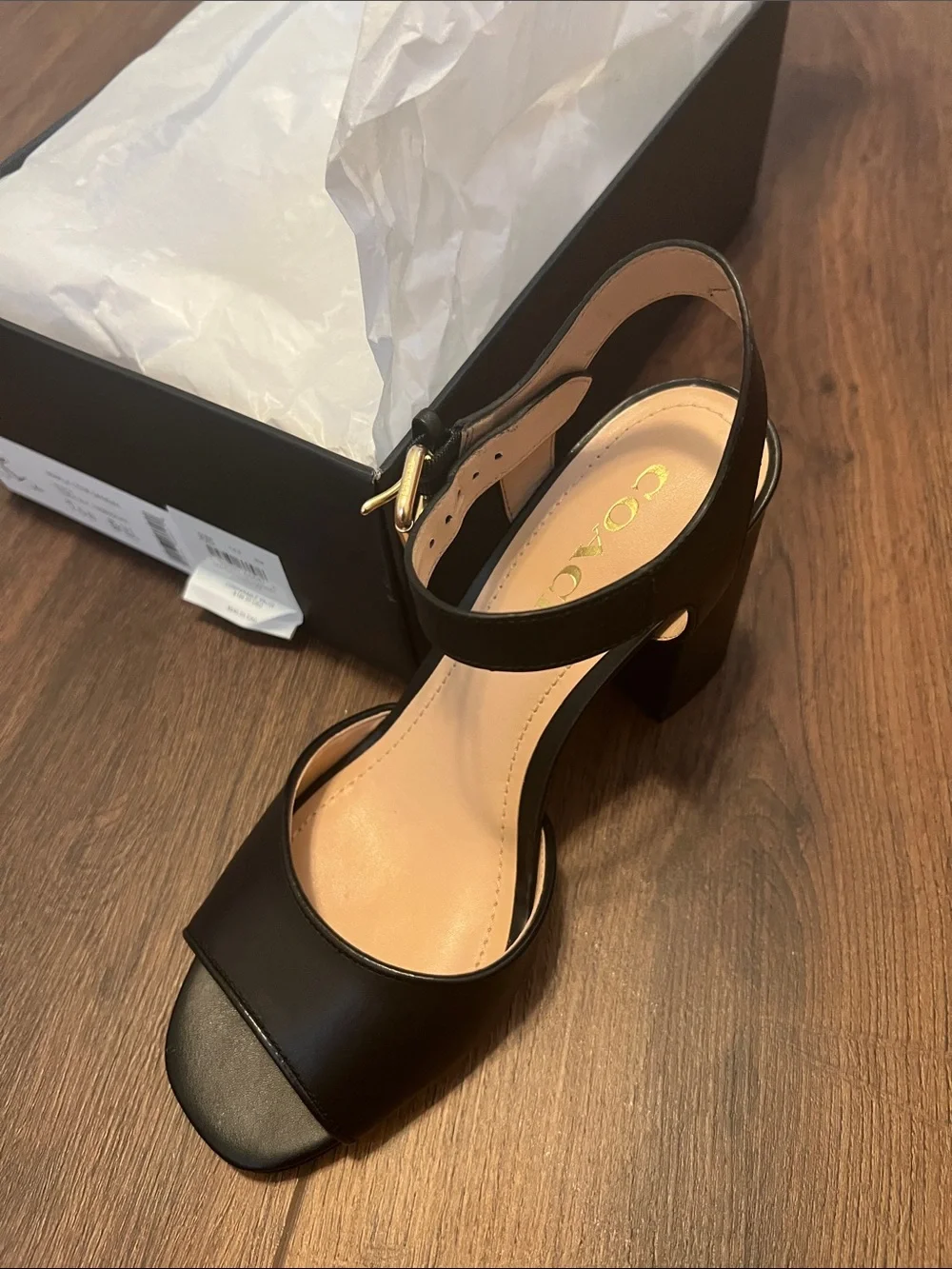 Coach Marla Leather Sandal NWT